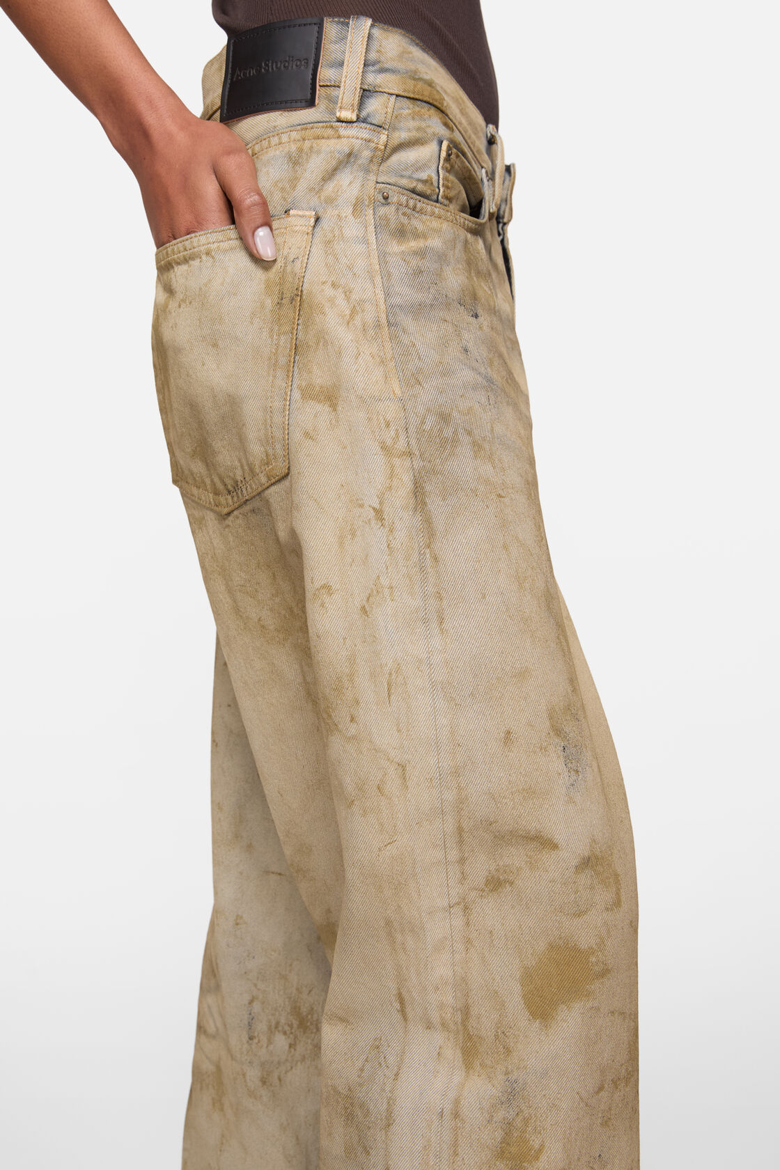 Loose fit jeans - 1981, Sand beige, 2000x