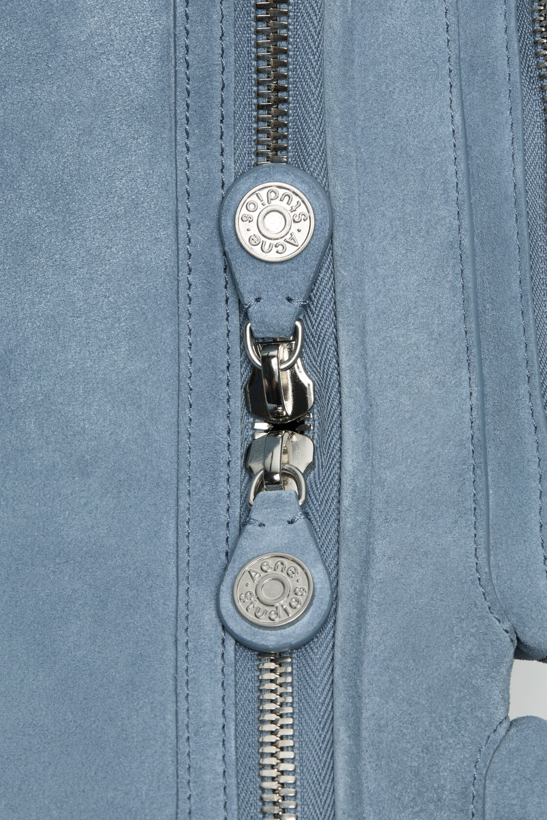 Camero Hotel Suede Shoulder Bag, Denim Blue, 2000x