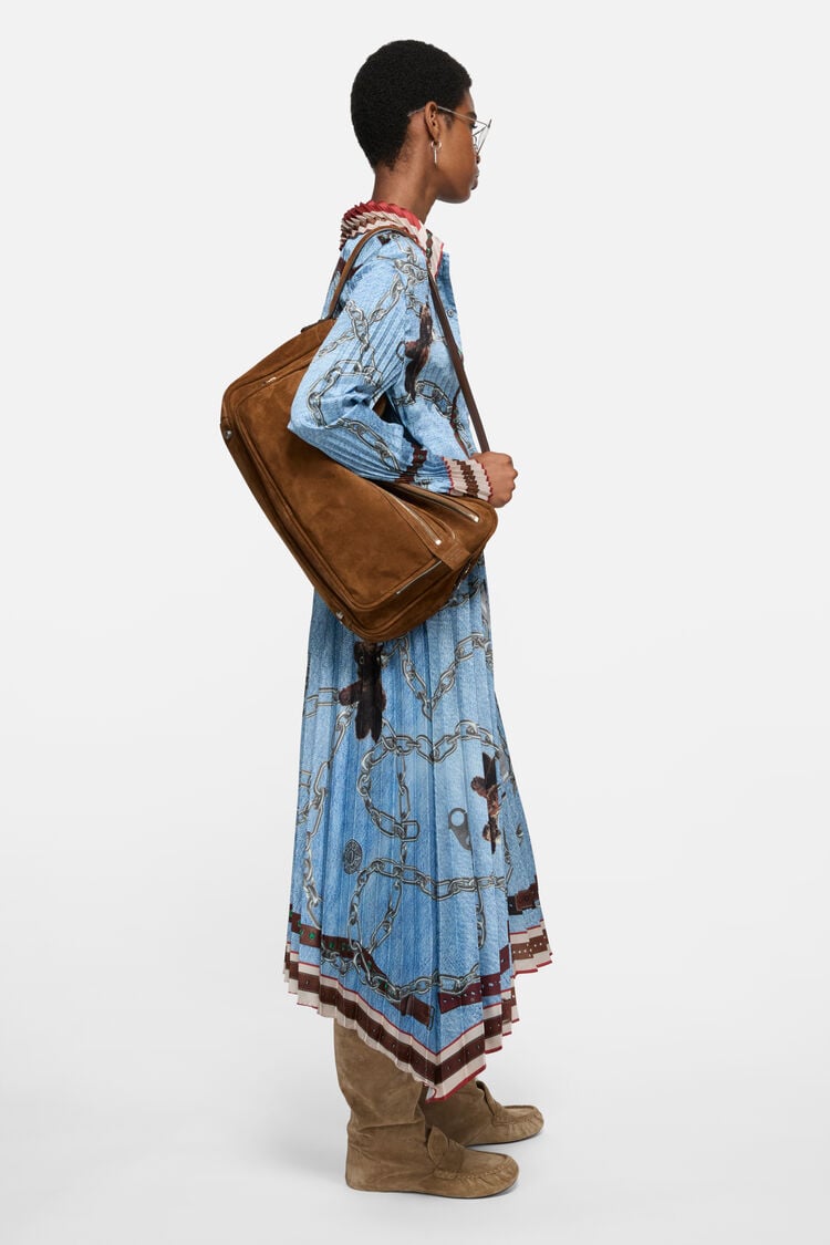 Camero Camera Suede V, Cognac brown