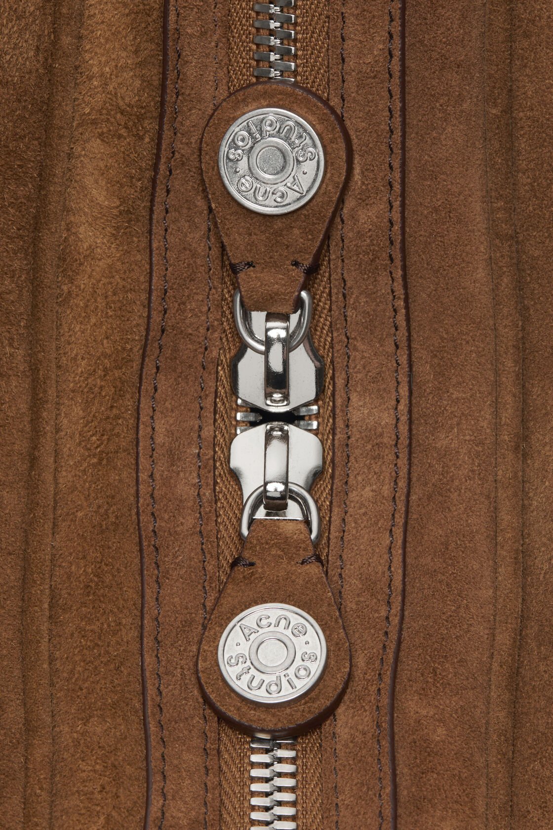 Camero Party Suede Bag, Cognac brown, 2000x