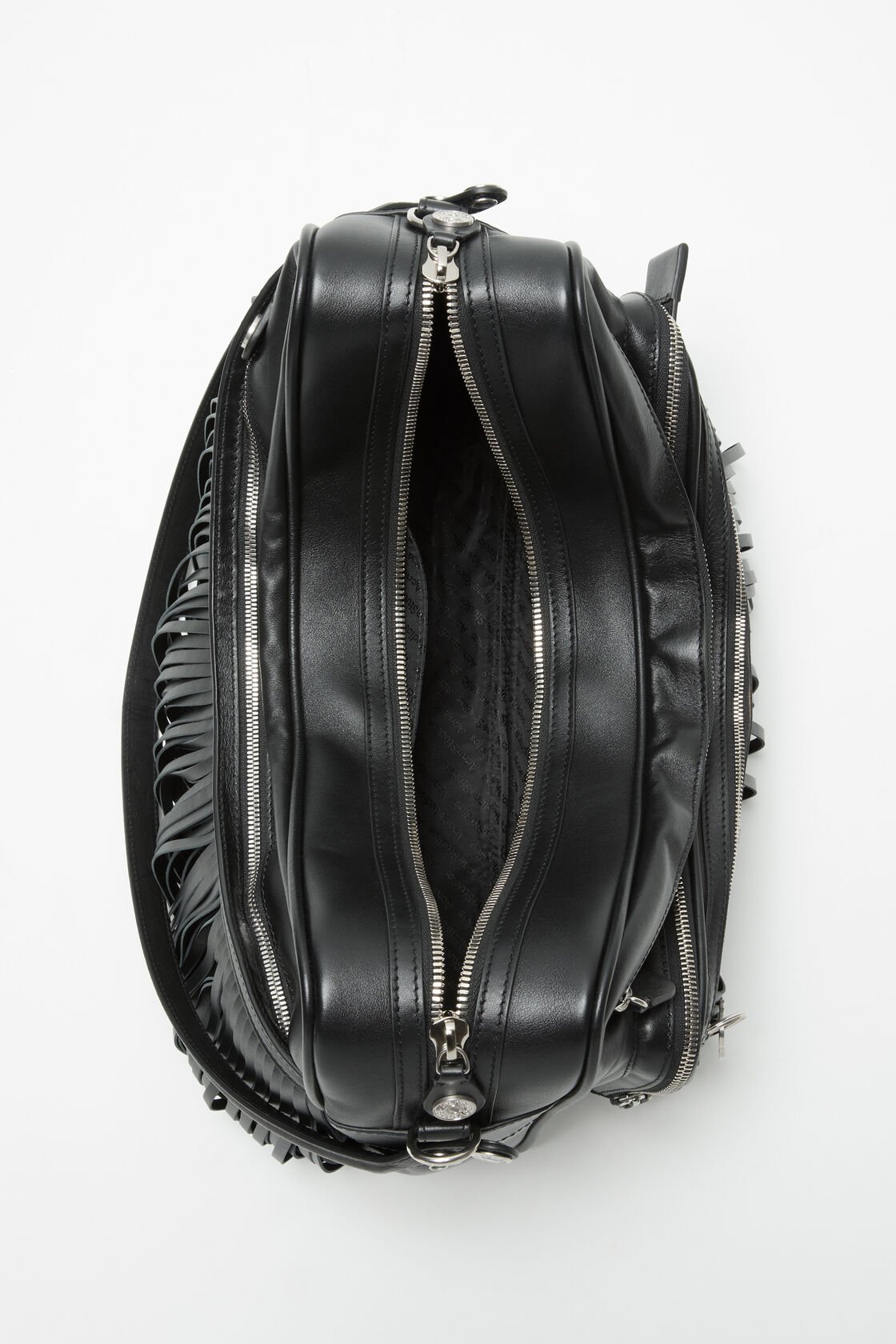 Camero Camera Fringed Shoulder Bag, Black, 2000x