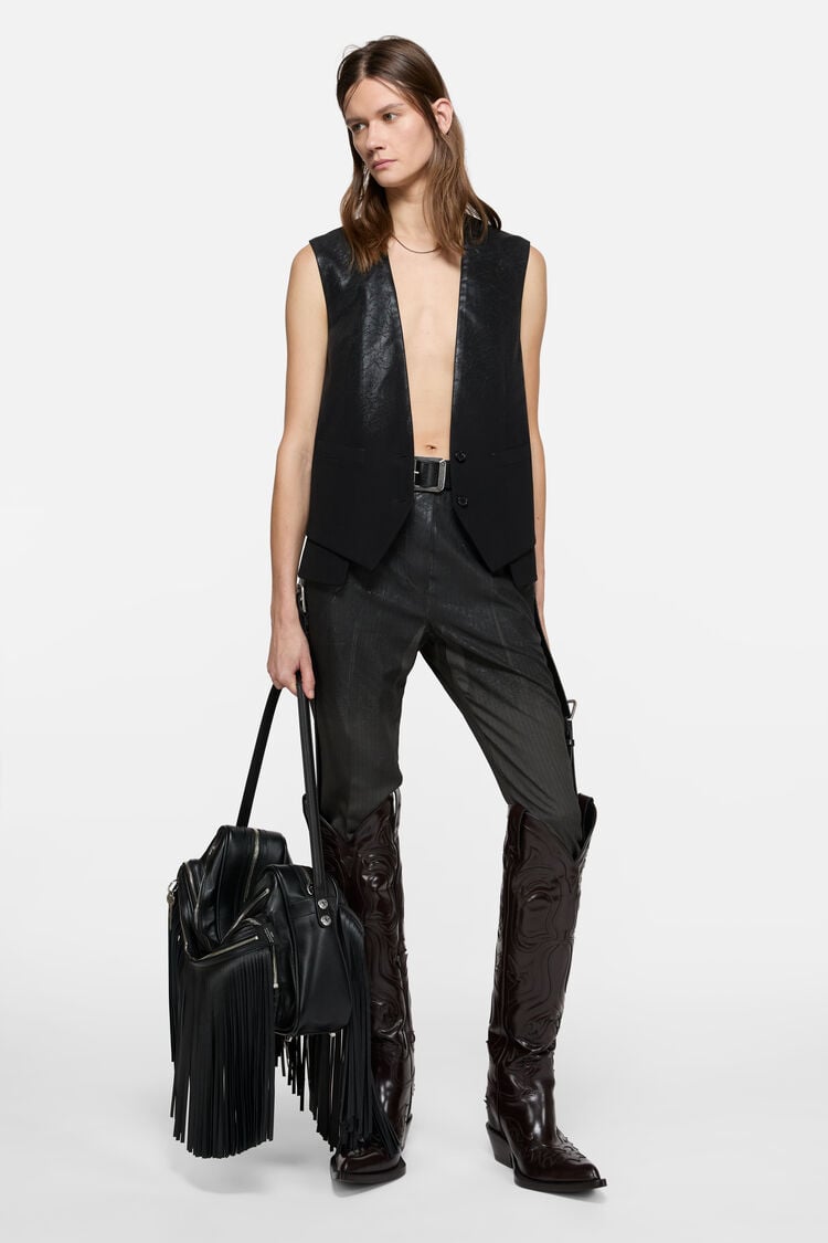 Camero Camera Fringe, Black