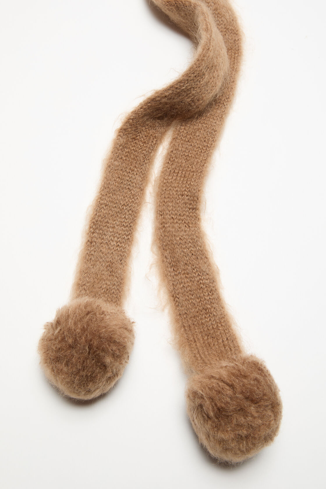 Mohair cap with earflaps, Clay beige, 2000x