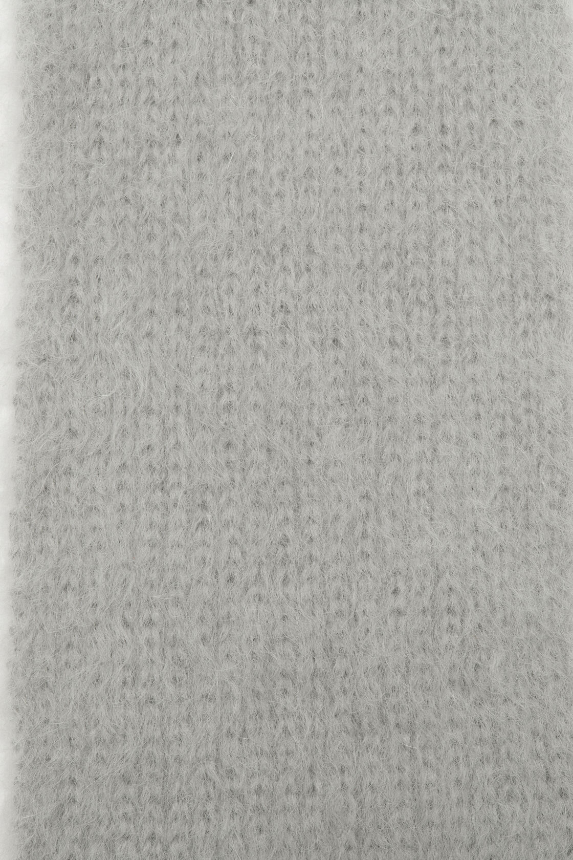 Skinny logo scarf, Grey, 2000x