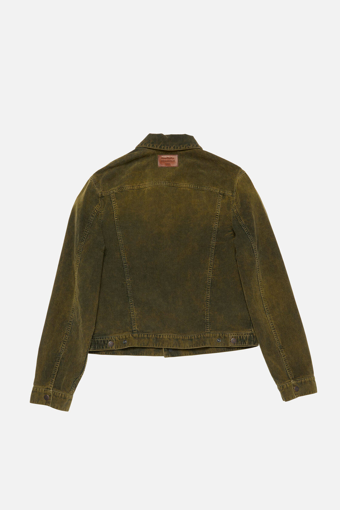 Washed corduroy jacket, Olive green, 2000x