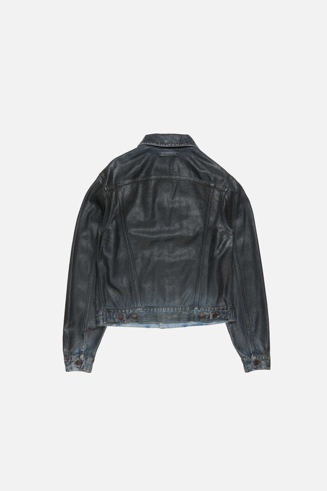Coated denim jacket, Black, 2000x