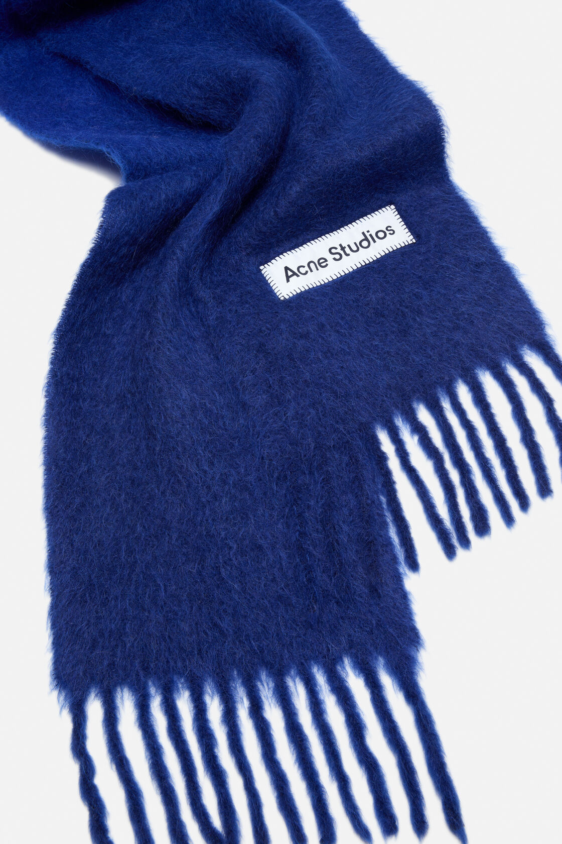 Two-tone wool scarf, Blue, 2000x