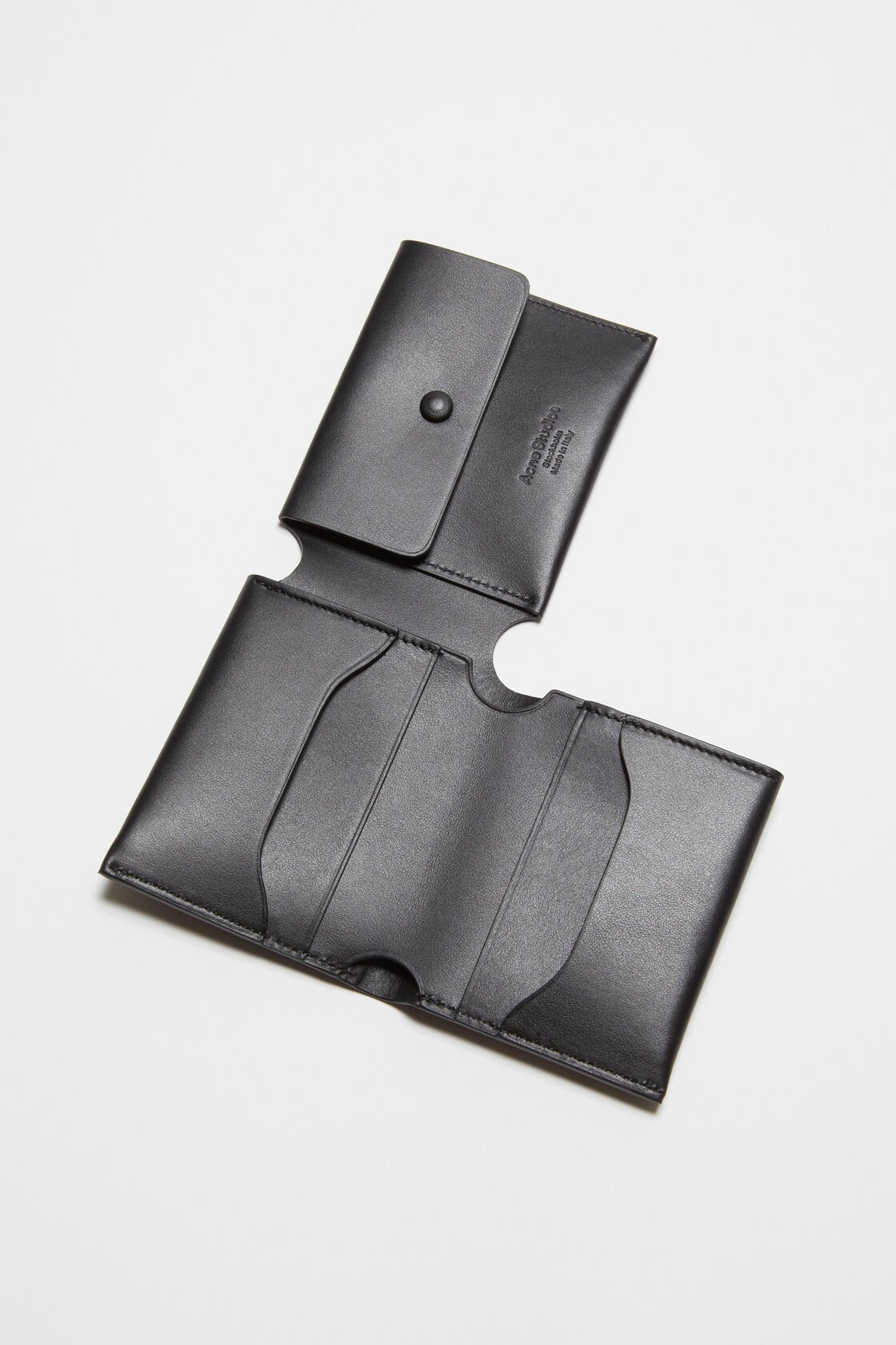 Folded card holder, Black, 2000x