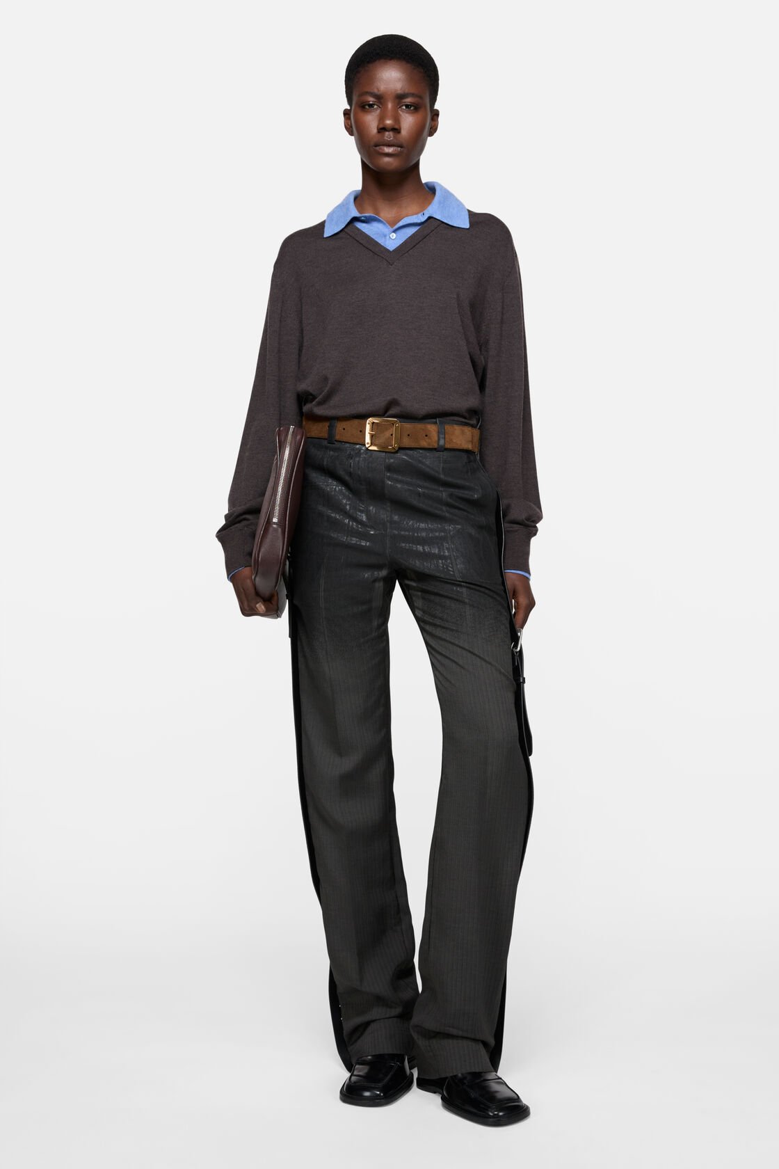 Reversible leather belt, Cognac brown/black, 2000x