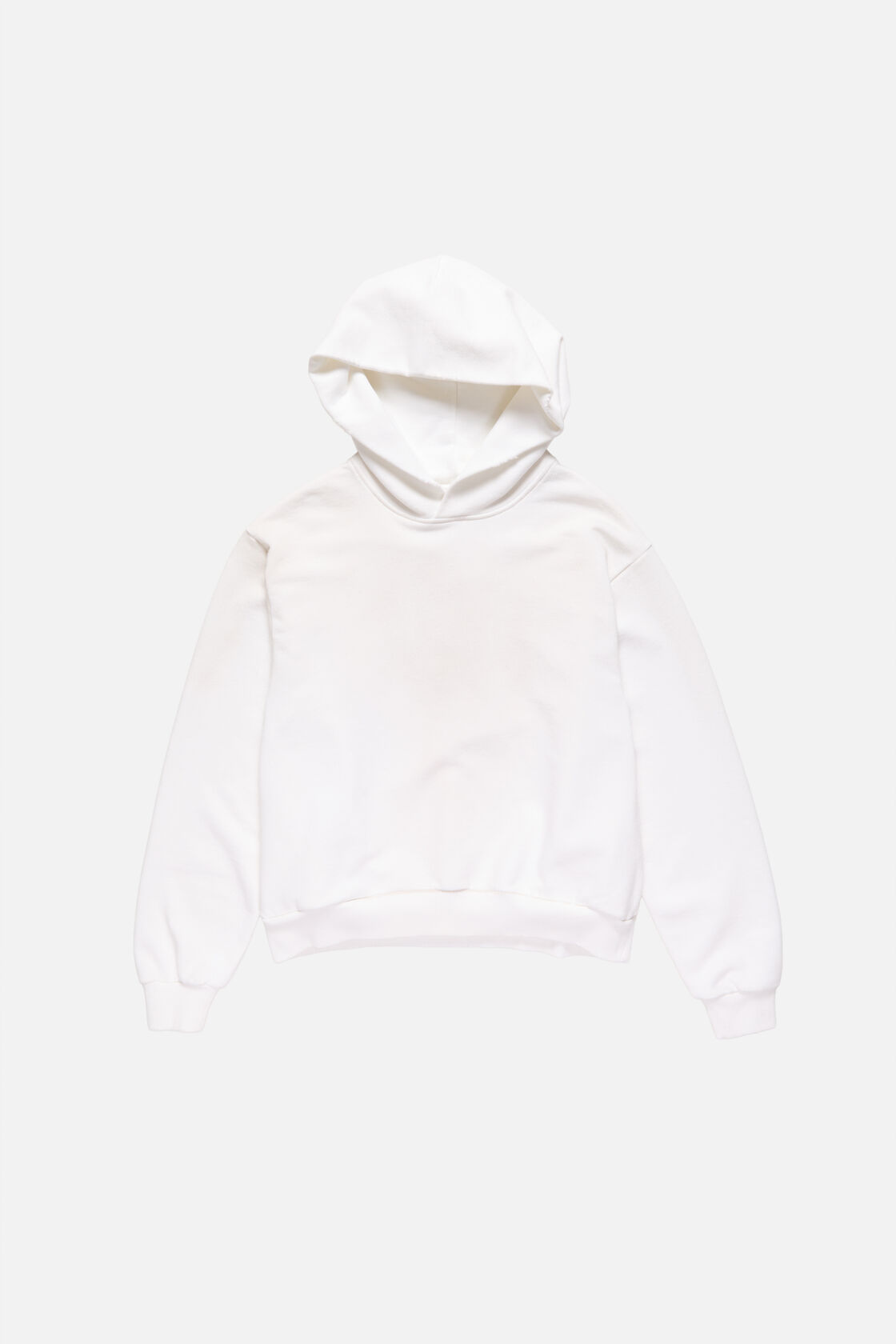 Fleece logo hoodie, Dusty white, 2000x