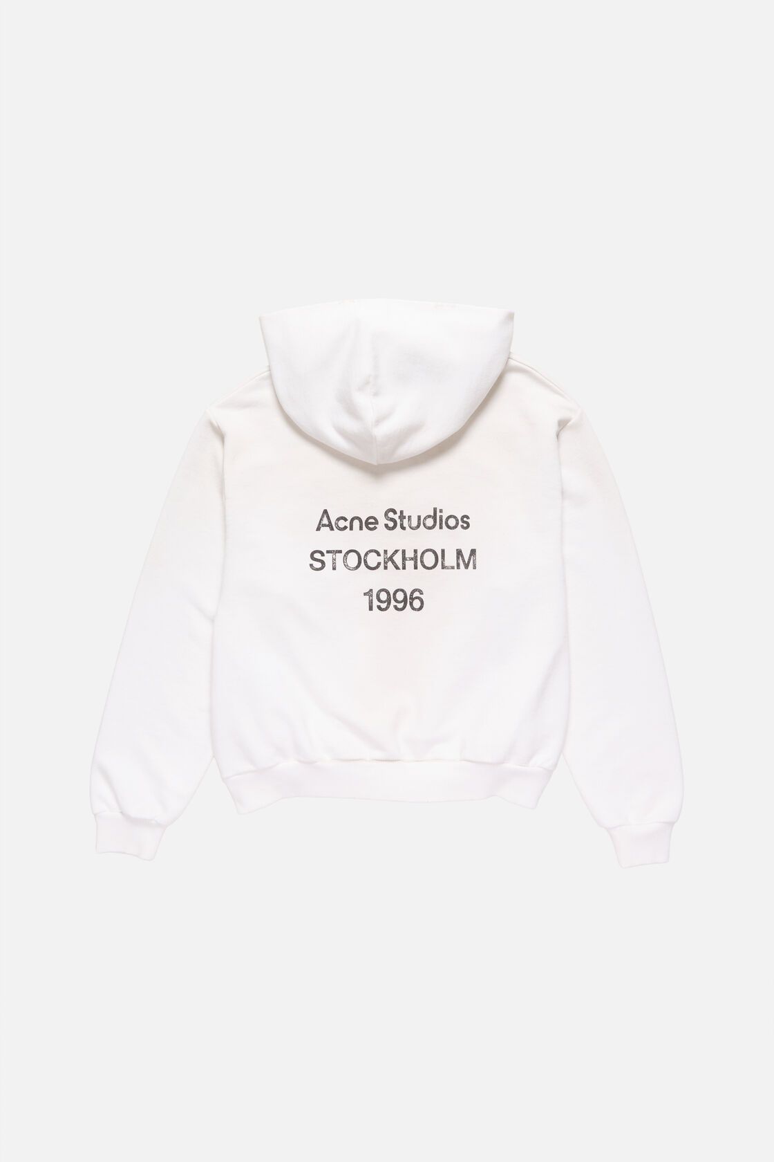Fleece logo hoodie, Dusty white, 2000x