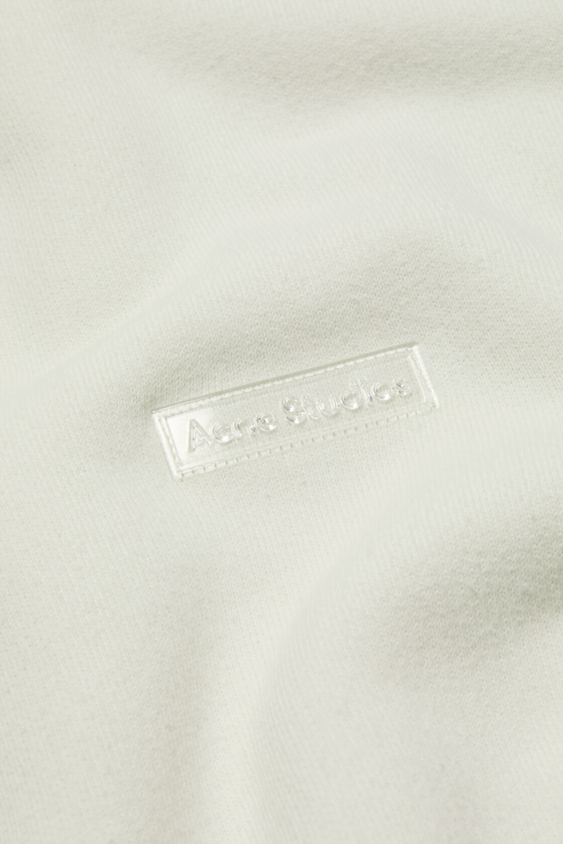 Rubber stamp logo hoodie, Ice White, 2000x