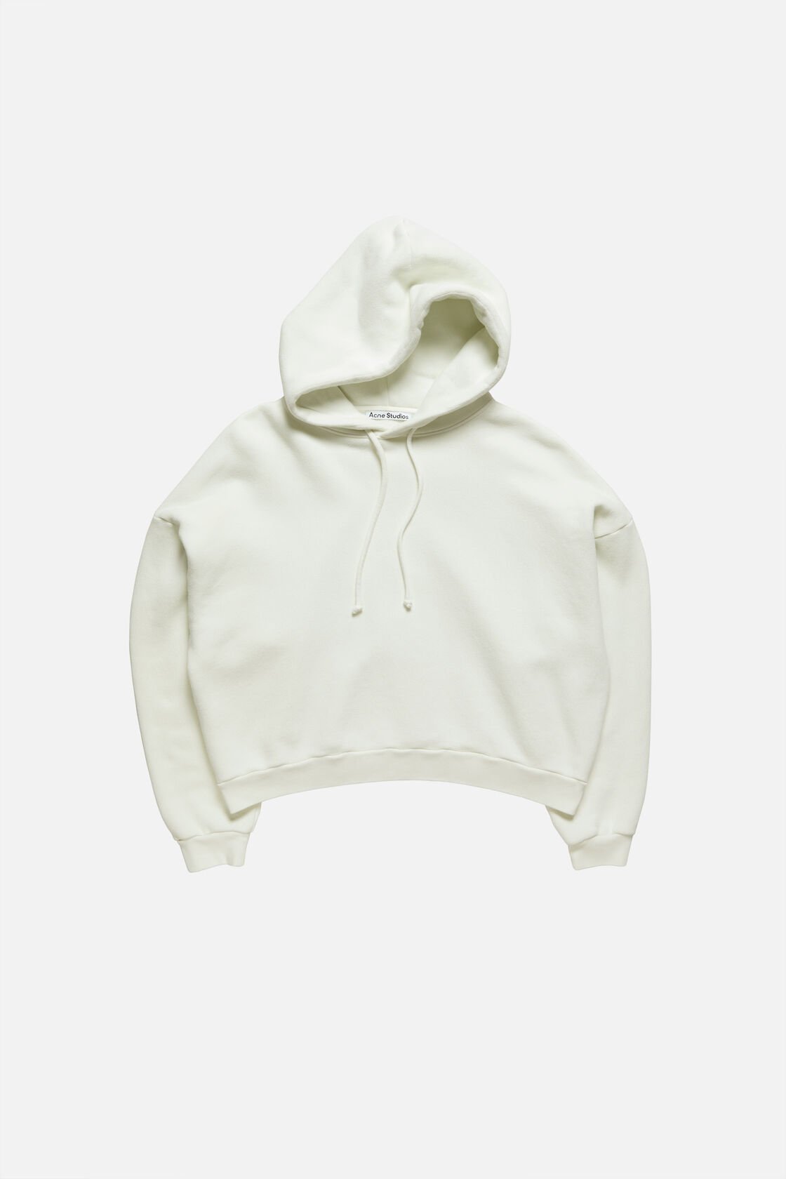 Rubber stamp logo hoodie, Ice White, 2000x