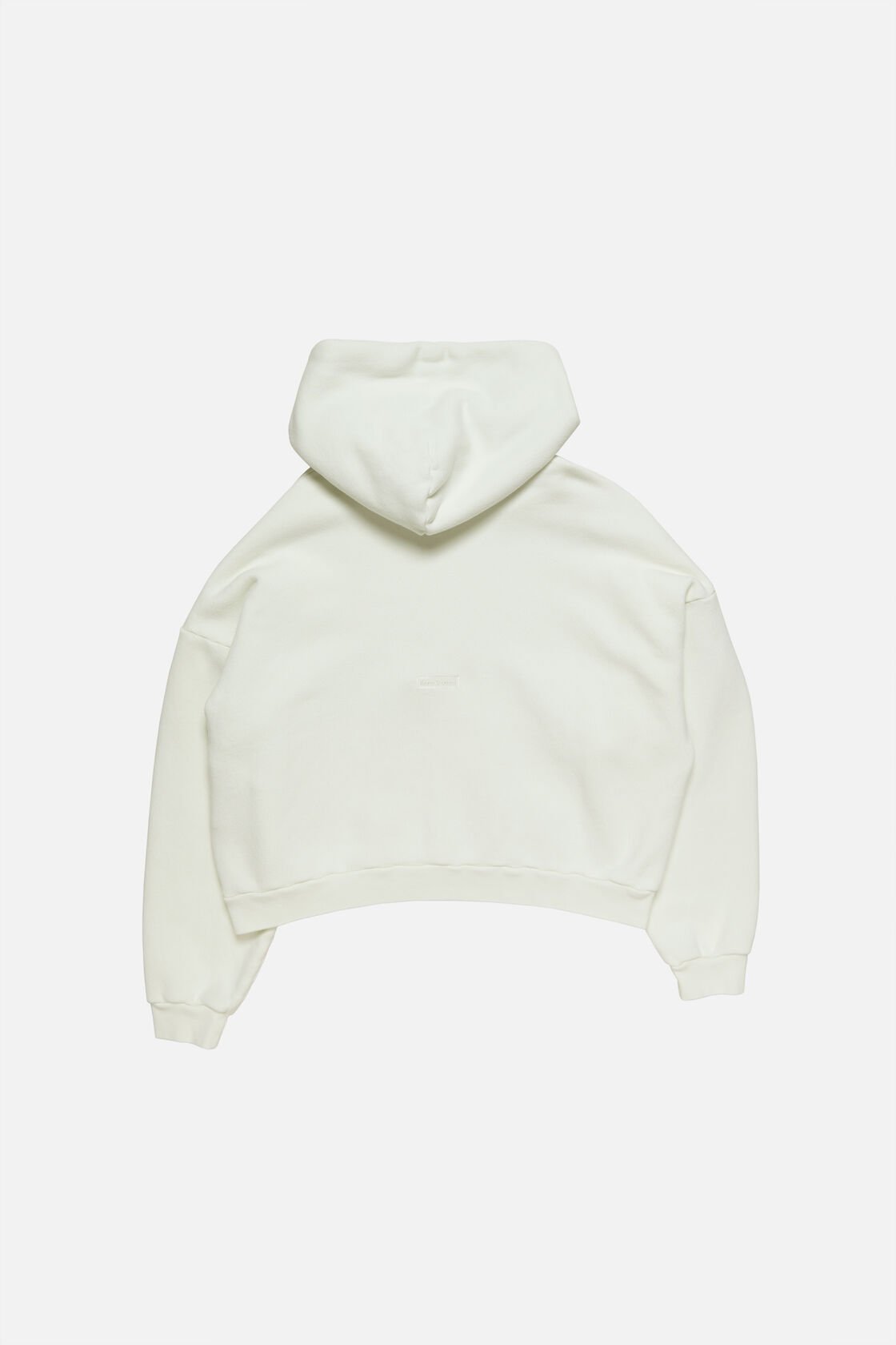 Rubber stamp logo hoodie, Ice White, 2000x