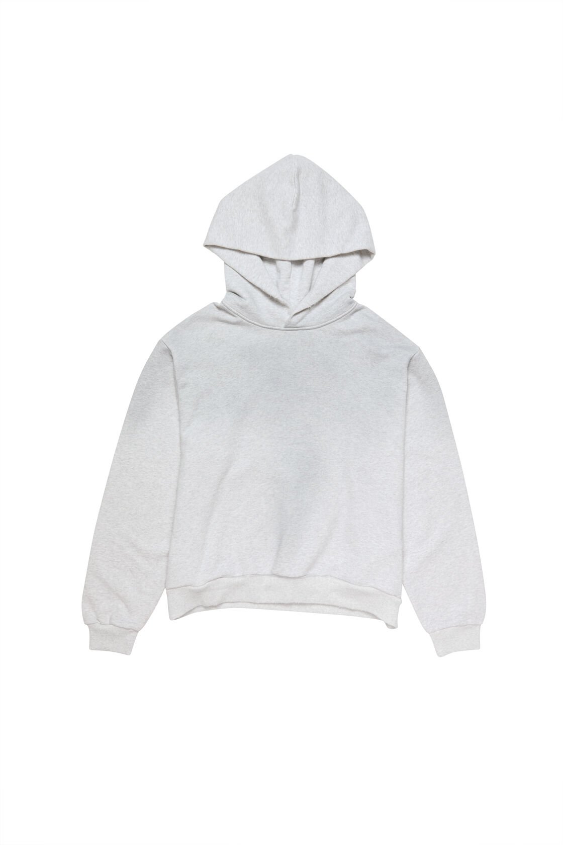 Fleece logo hoodie, Pale Grey Melange, 2000x