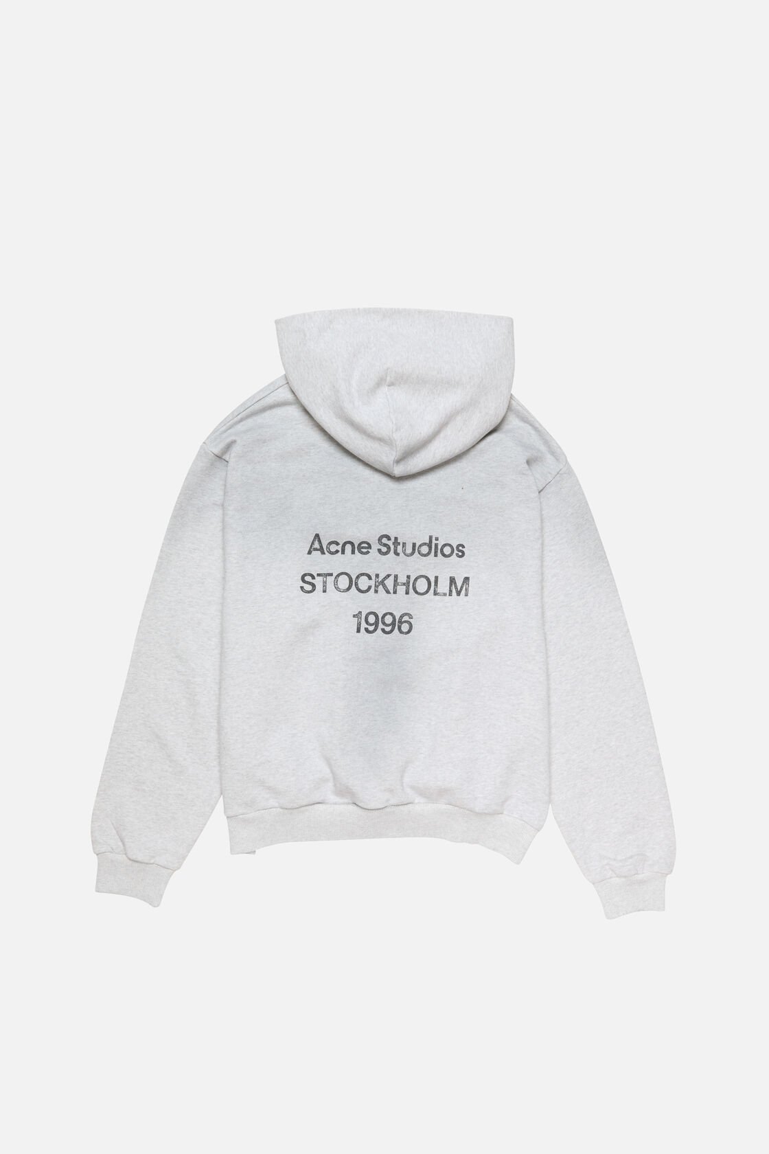 Fleece logo hoodie, Pale Grey Melange, 2000x