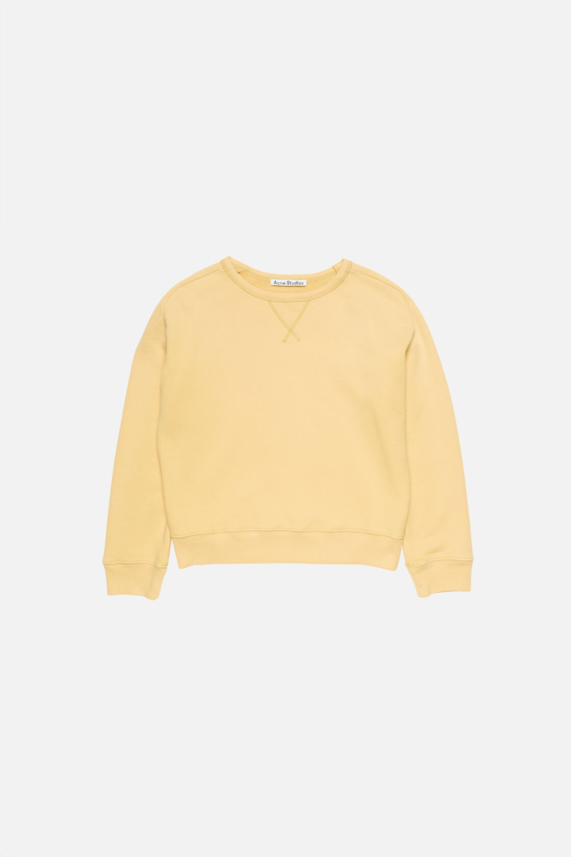 Sprayed logo sweatshirt, Light yellow, 2000x