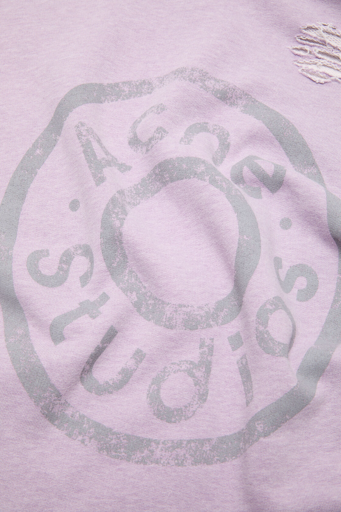 Distressed logo hoodie, Faded purple, 2000x