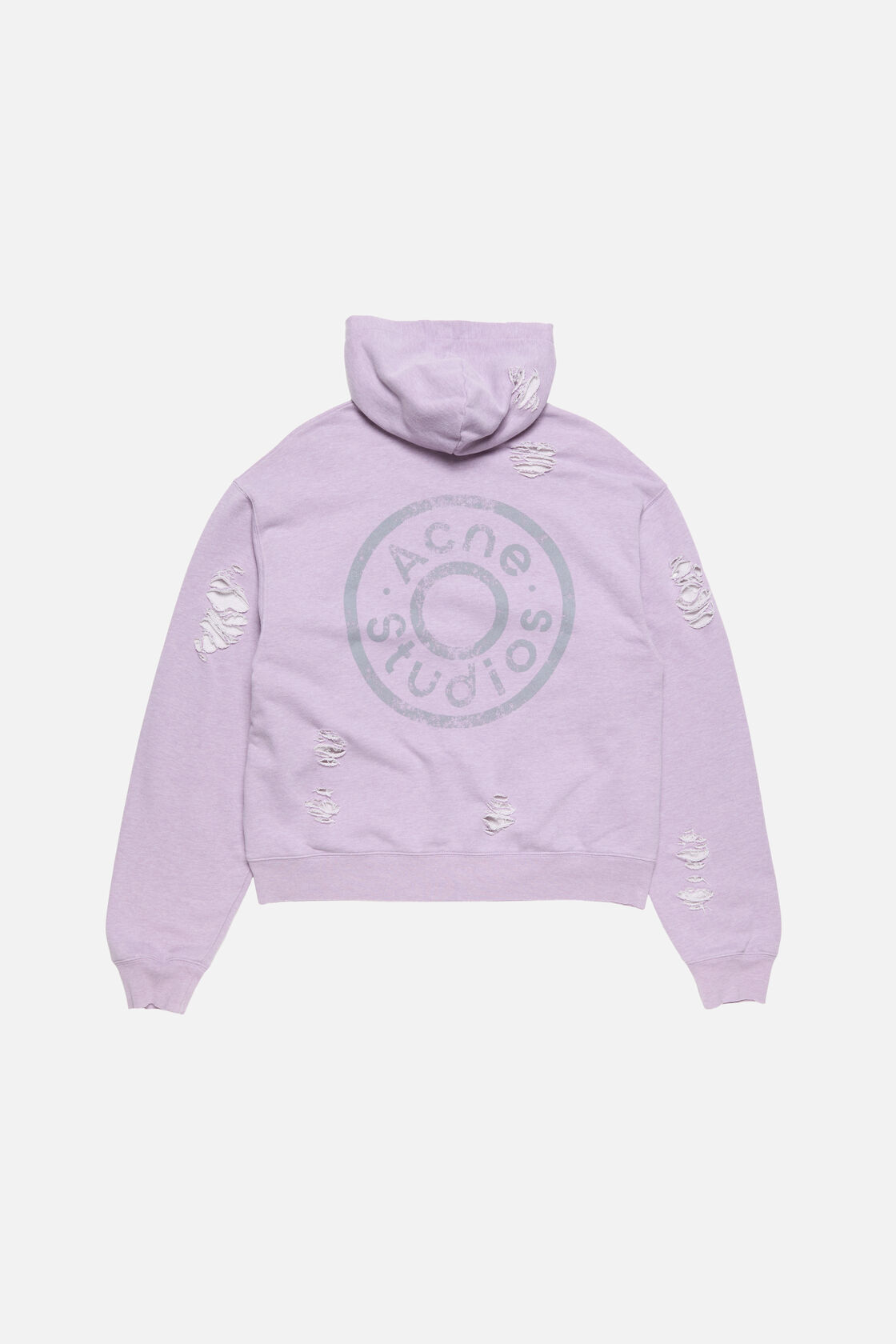 Distressed logo hoodie, Faded purple, 2000x
