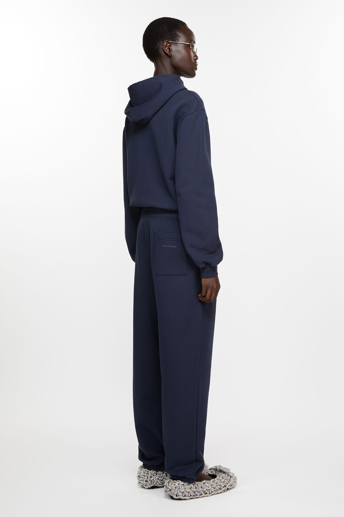 Cotton sweatpants, Navy blue, 2000x