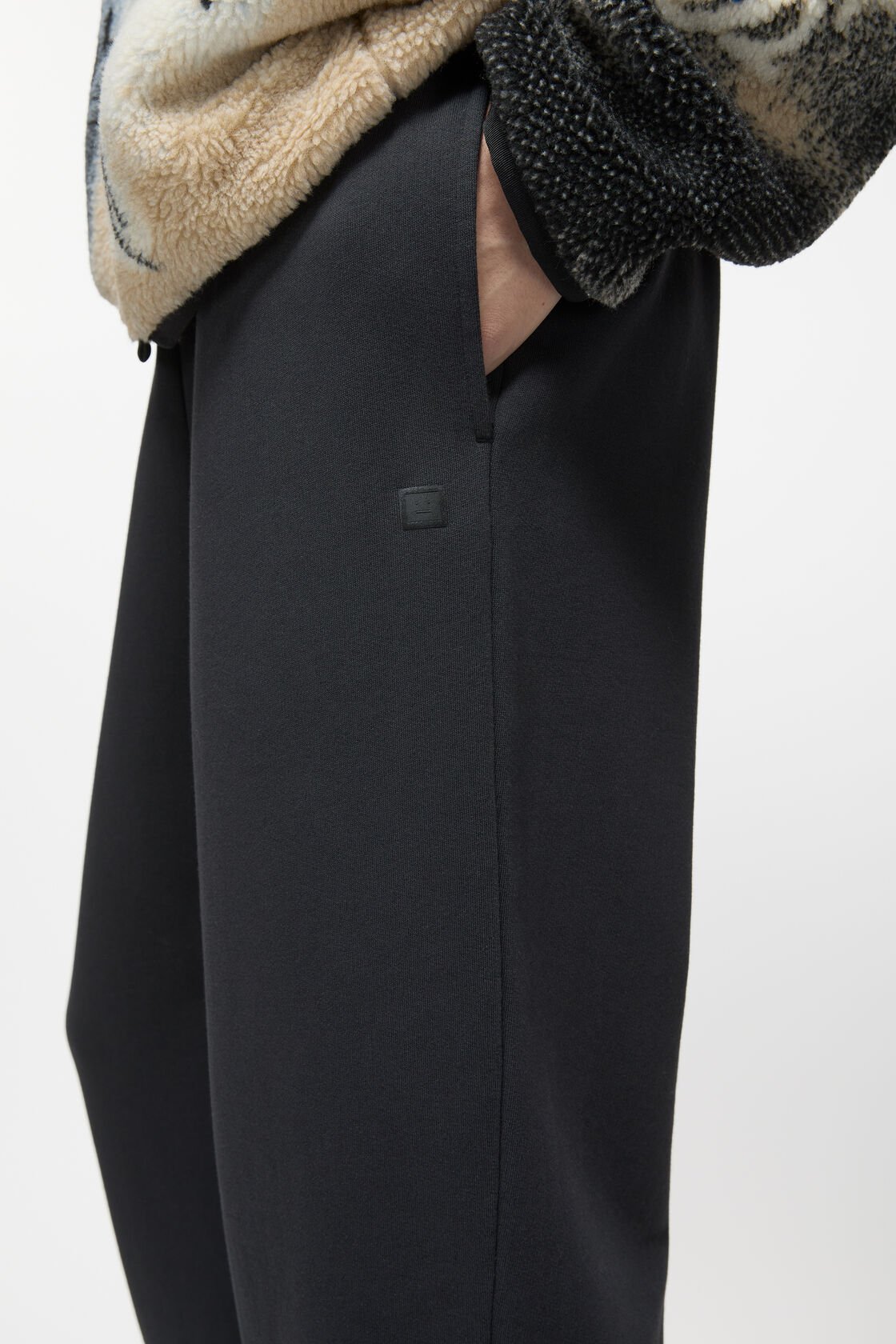 Cotton sweatpants, Black, 2000x