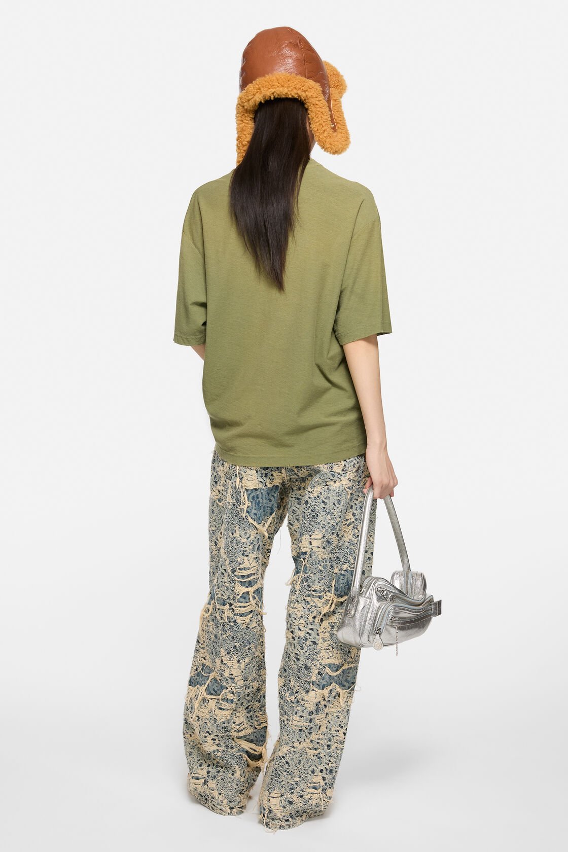 Logo t-shirt - Relaxed fit, Olive green, 2000x