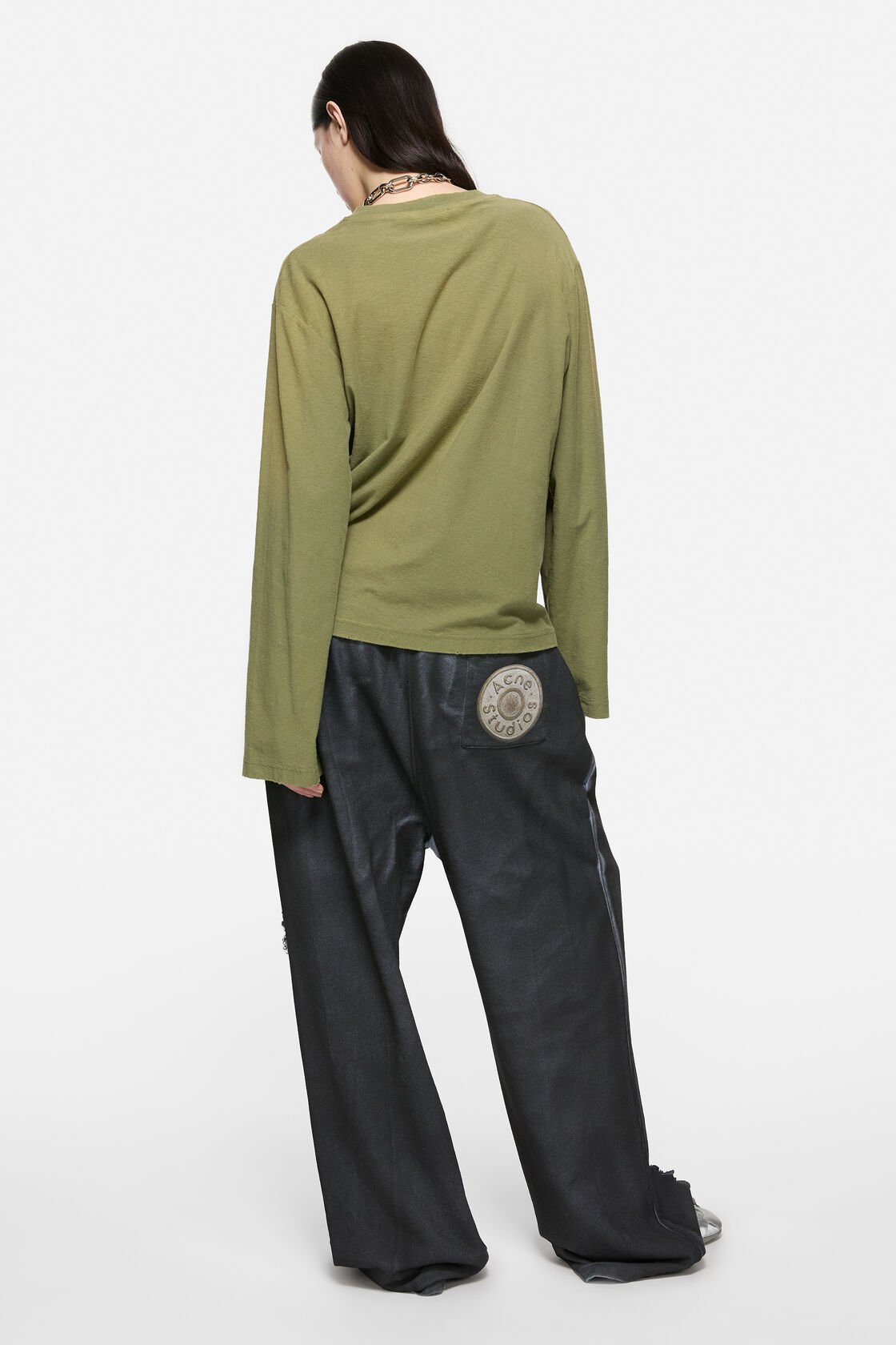 Sprayed 1996 logo t-shirt, Olive green, 2000x