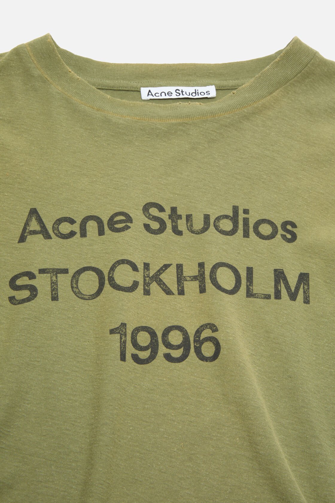 Sprayed 1996 logo t-shirt, Olive green, 2000x