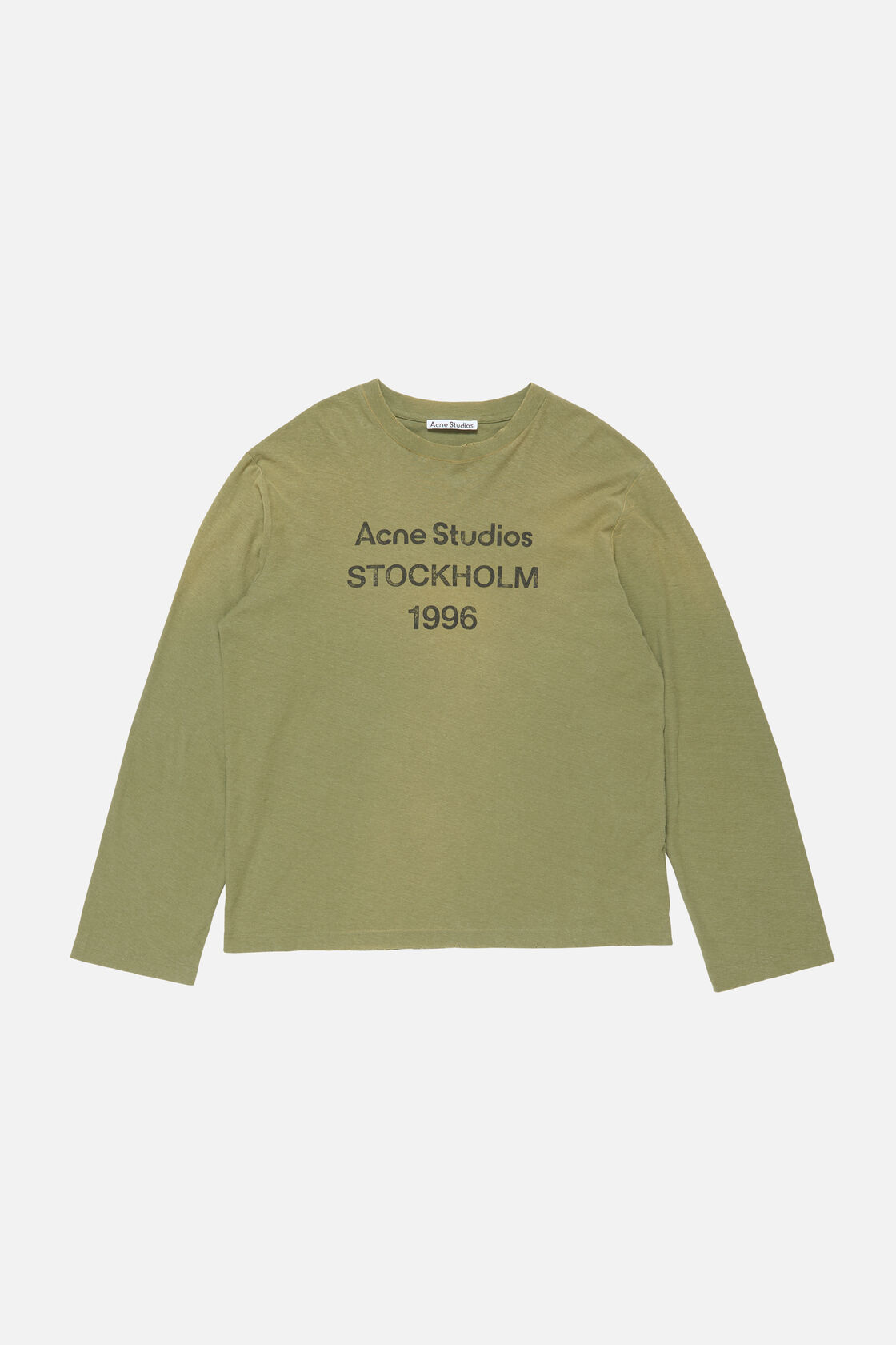 Sprayed 1996 logo t-shirt, Olive green, 2000x