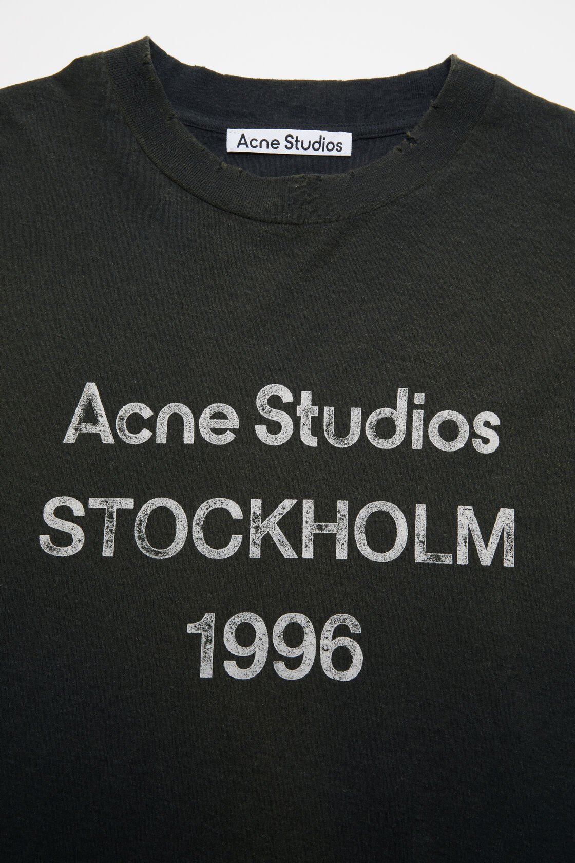 Sprayed 1996 logo t-shirt, Faded black, 2000x