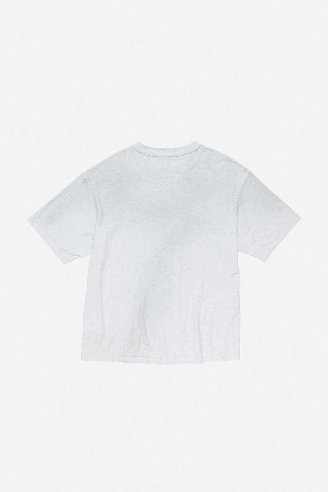 Logo t-shirt - Relaxed unisex fit, Pale Grey Melange, 2000x