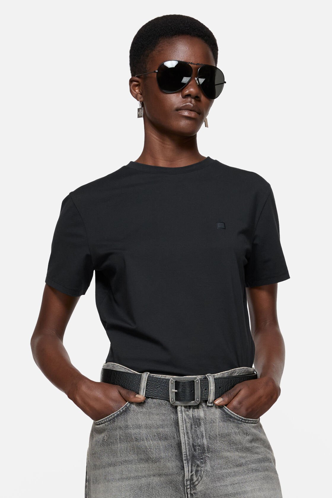 T-shirt - regular fit, Black, 2000x