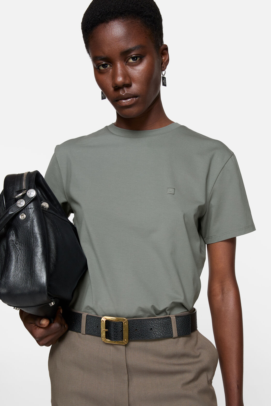 T-shirt - regular fit, Stone grey, 2000x