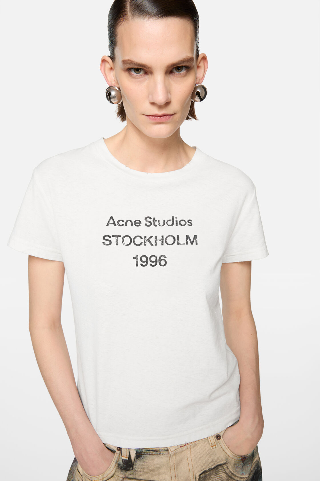 Logo T-shirt, Off white, 2000x