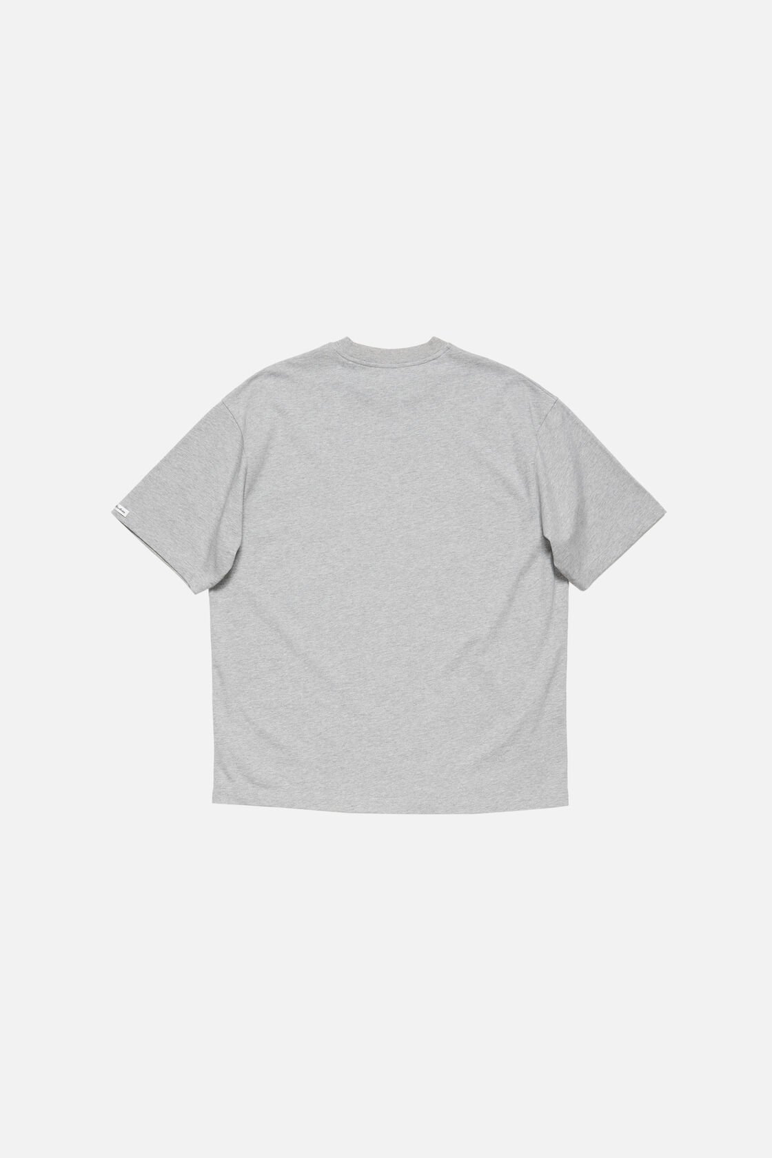 Satin logo t-shirt - relaxed, Grey Melange, 2000x